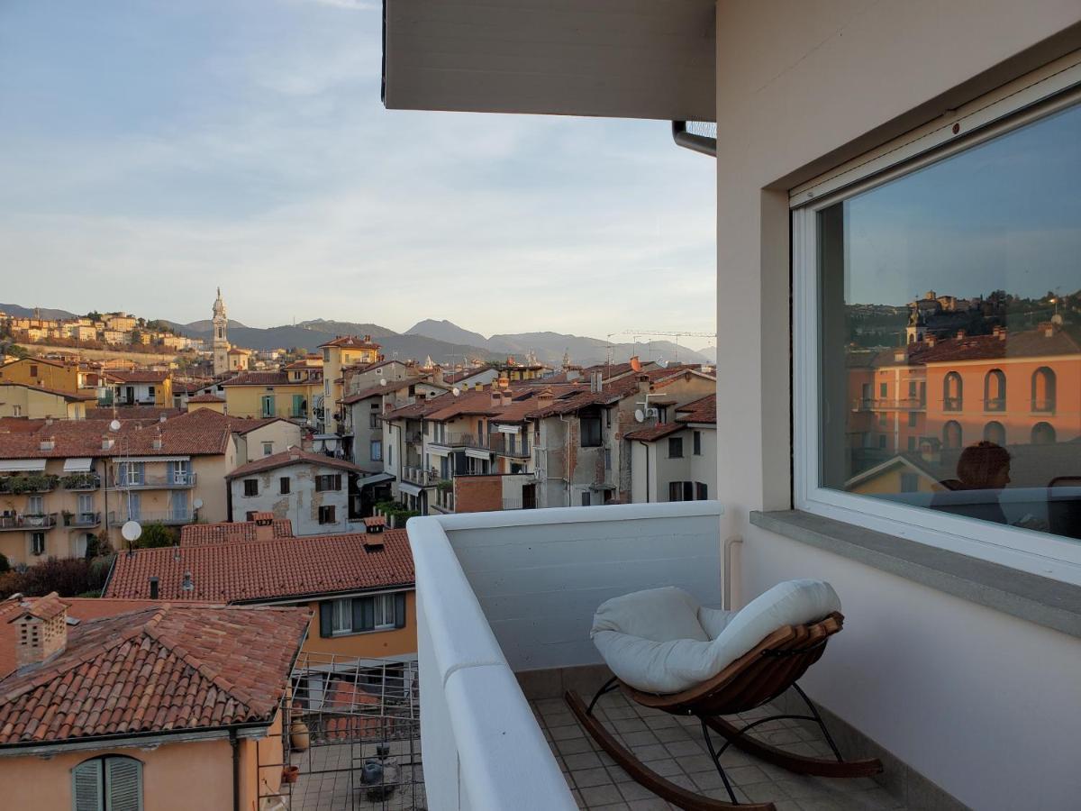 "La Me Ca" Intero Appartamento In Centro Con Vista Sui Colli Bergamo Ngoại thất bức ảnh